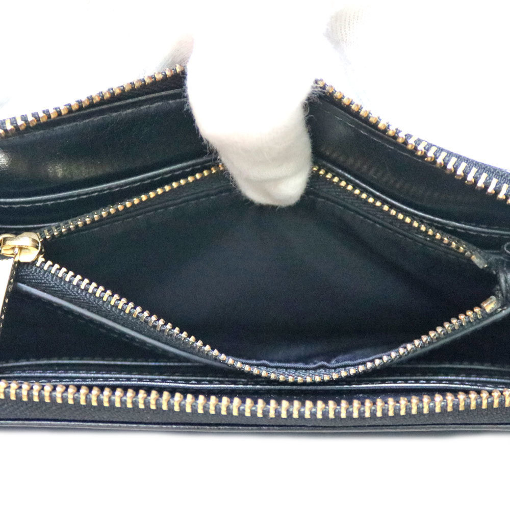 TORY BURCH Purse Black Women's Men's Leather - Picture 5 of 6